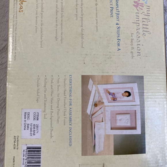 My little impression infants handprint keepsake new in box - Picture 6 of 6